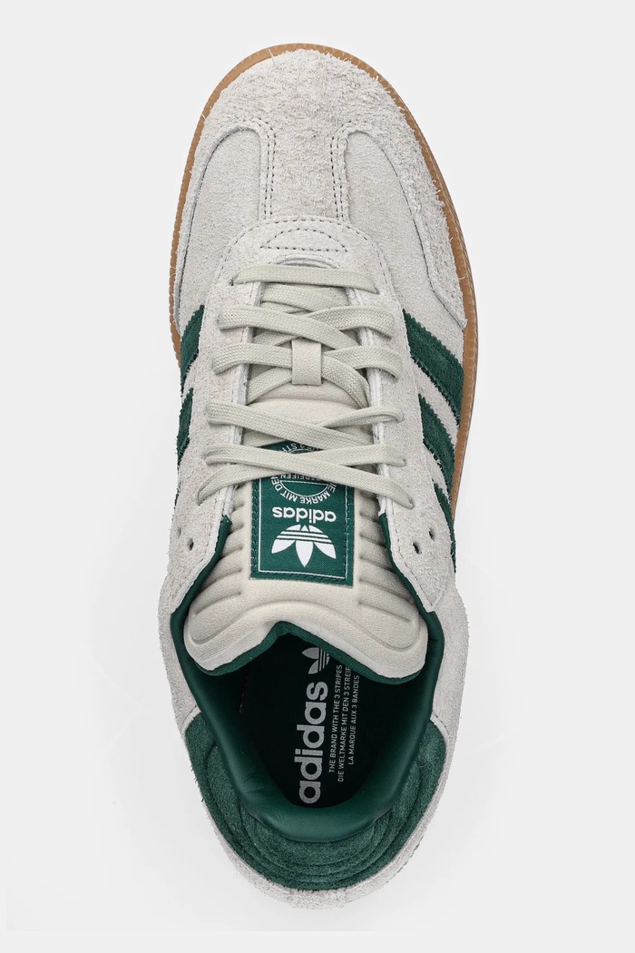 Semišové tenisky adidas Originals Samba XLG béžová JI3197