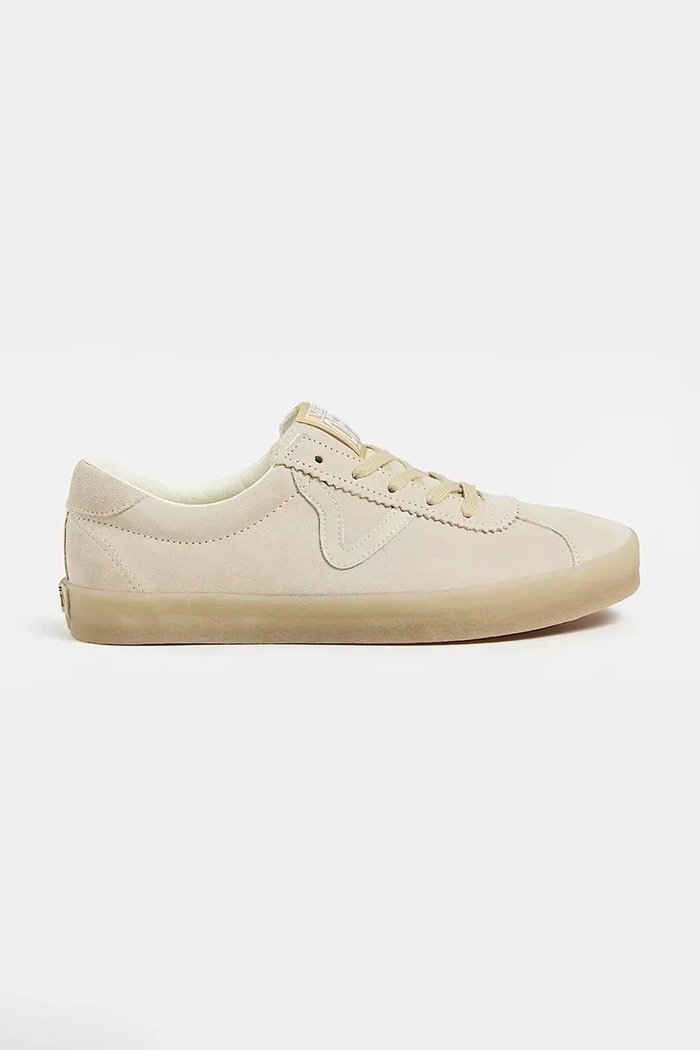 Vans velúr teniszcipő Sport Low lapos bézs VN000D6NBYS1