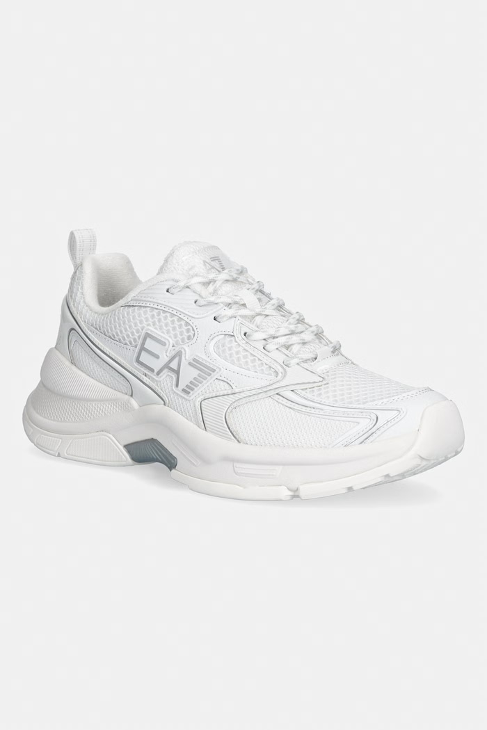 EA7 Emporio Armani sneakers bărbătești sintetic alb XK446.X8X249