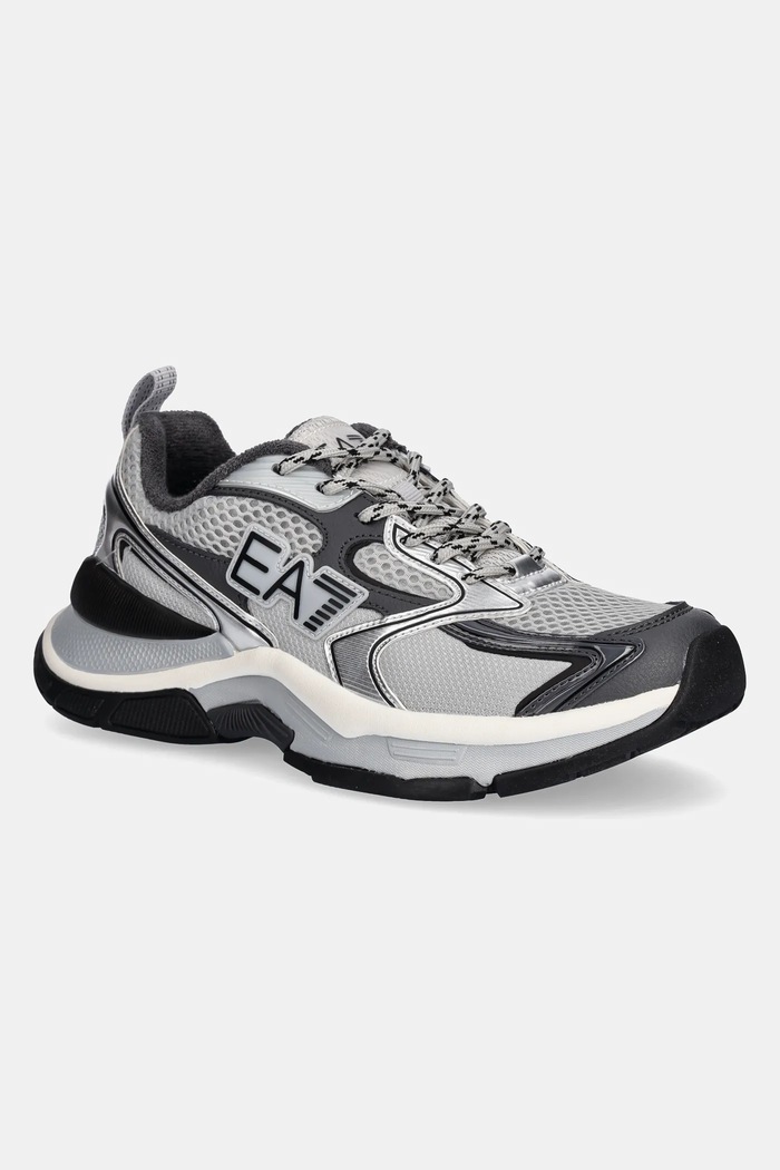 EA7 Emporio Armani sneakers bărbați sintetic gri XK446.X8X249