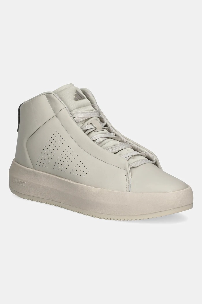adidas sneakersy skórzane x Mercedes tekstylny szary JR1059