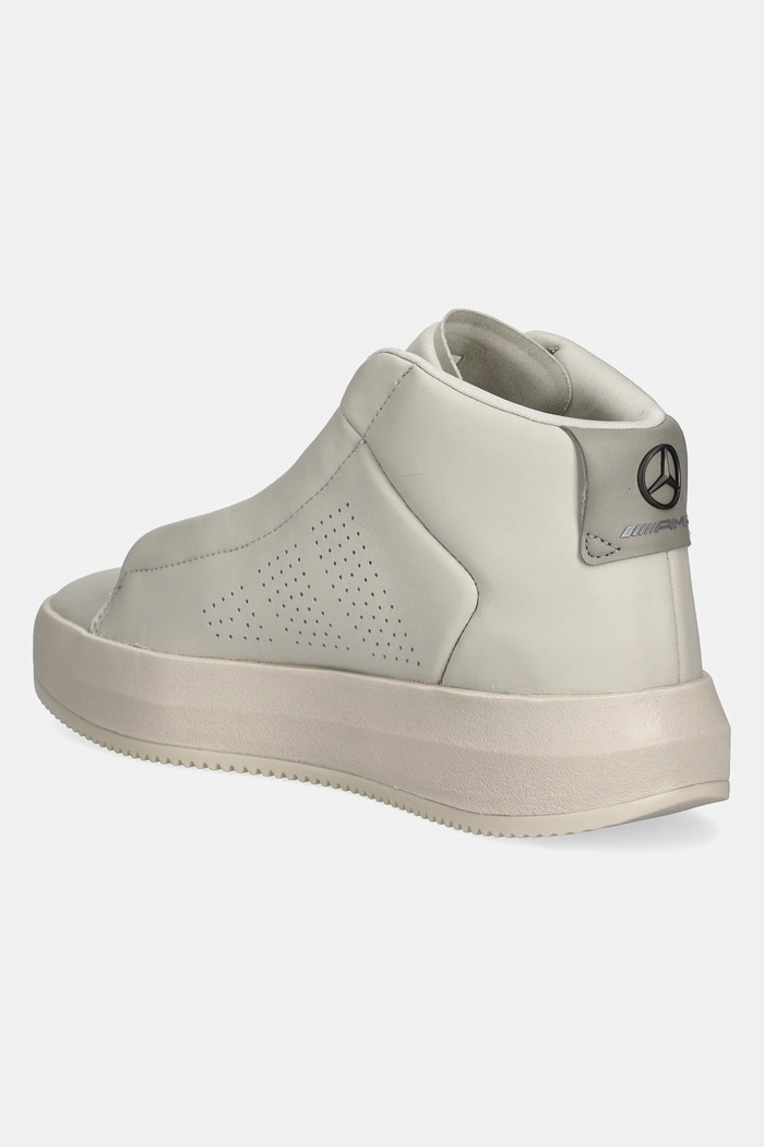 Obuwie adidas sneakersy skórzane x Mercedes JR1059 szary