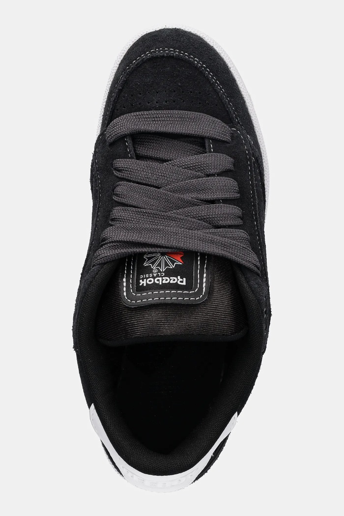Semišové tenisky Reebok Classic CLUB C BULC CLN čierna 100209033