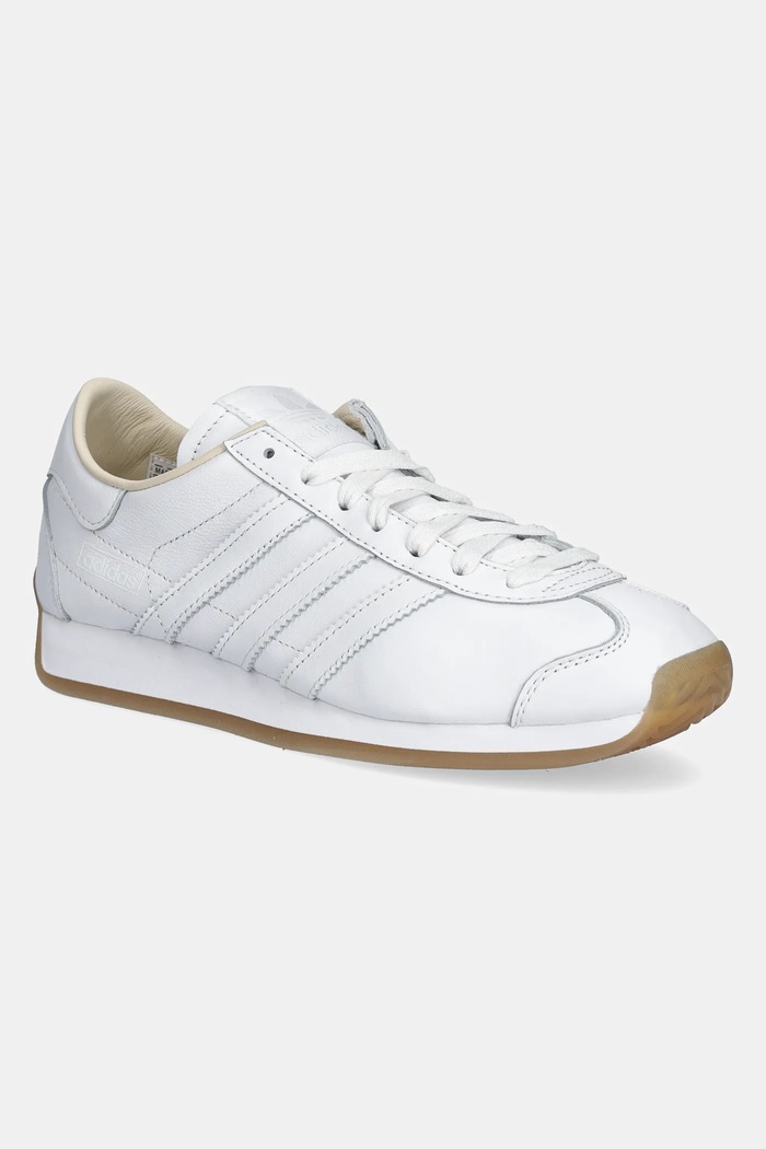 Δερμάτινα sneakers adidas Originals Country Japan φλατ λευκό JH5085