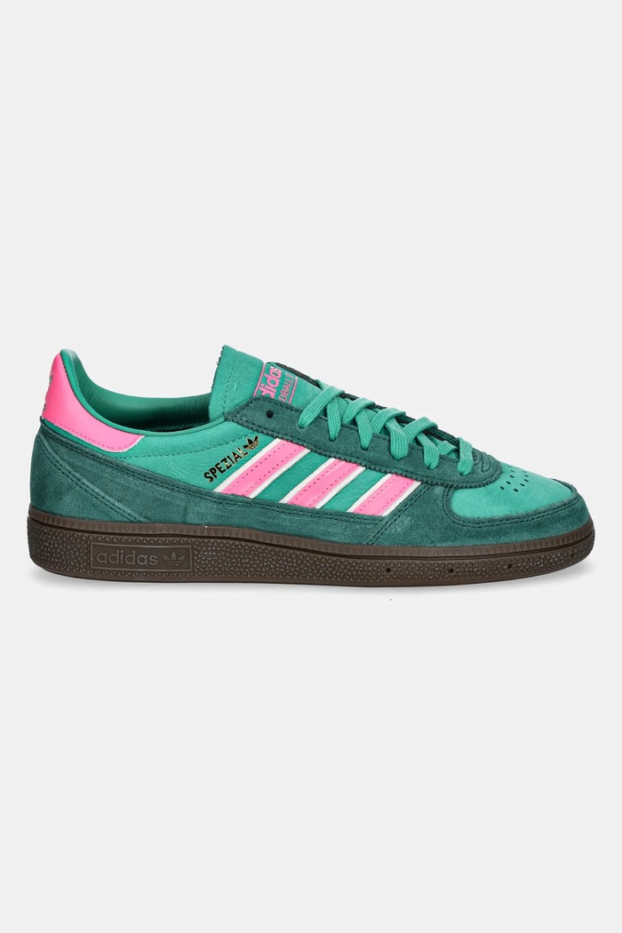 Semišové tenisky adidas Originals Handball Spezial Wm JH5454 zelená SS25