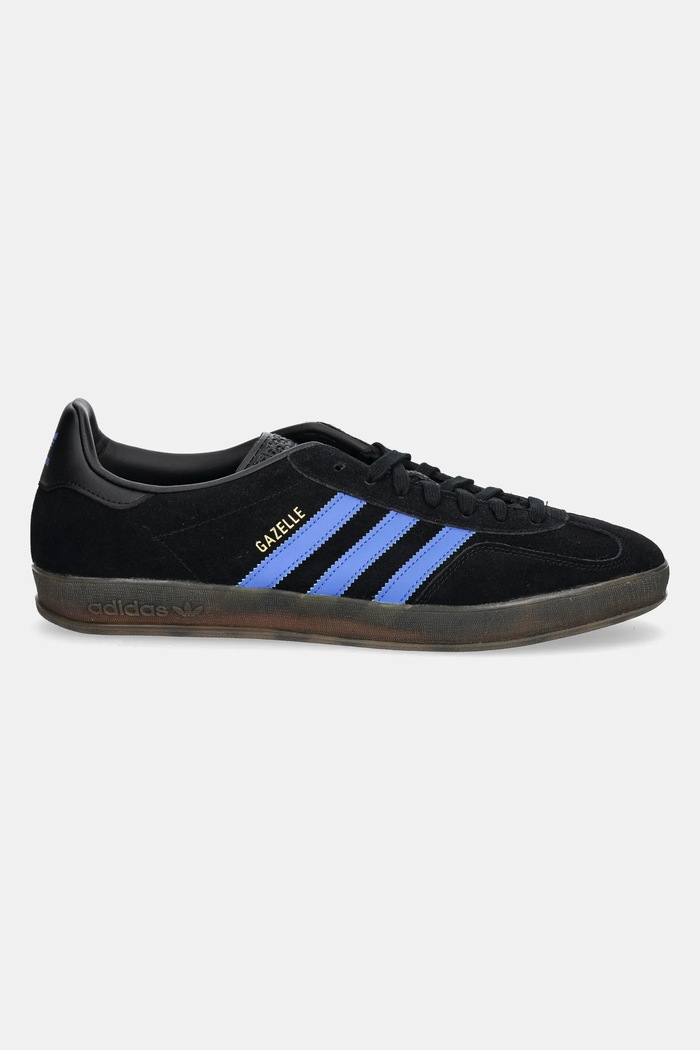 adidas Originals sneakers din piele intoarsă Gazelle Indoor JQ2692 negru SS25