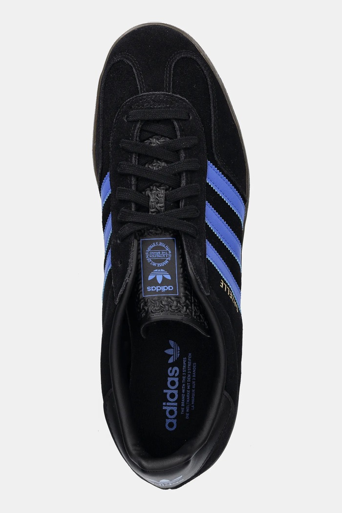 adidas Originals sneakers din piele intoarsă Gazelle Indoor negru JQ2692