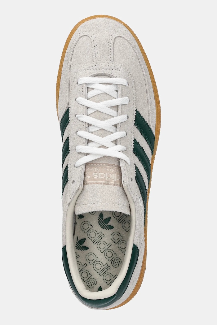 Semišové tenisky adidas Originals Handball Spezial W sivá JS0242