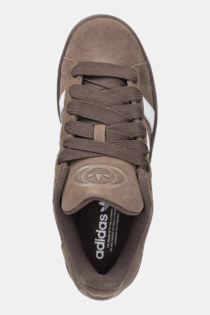 adidas Originals sneakersy skórzane Campus 00s brązowy JH8789