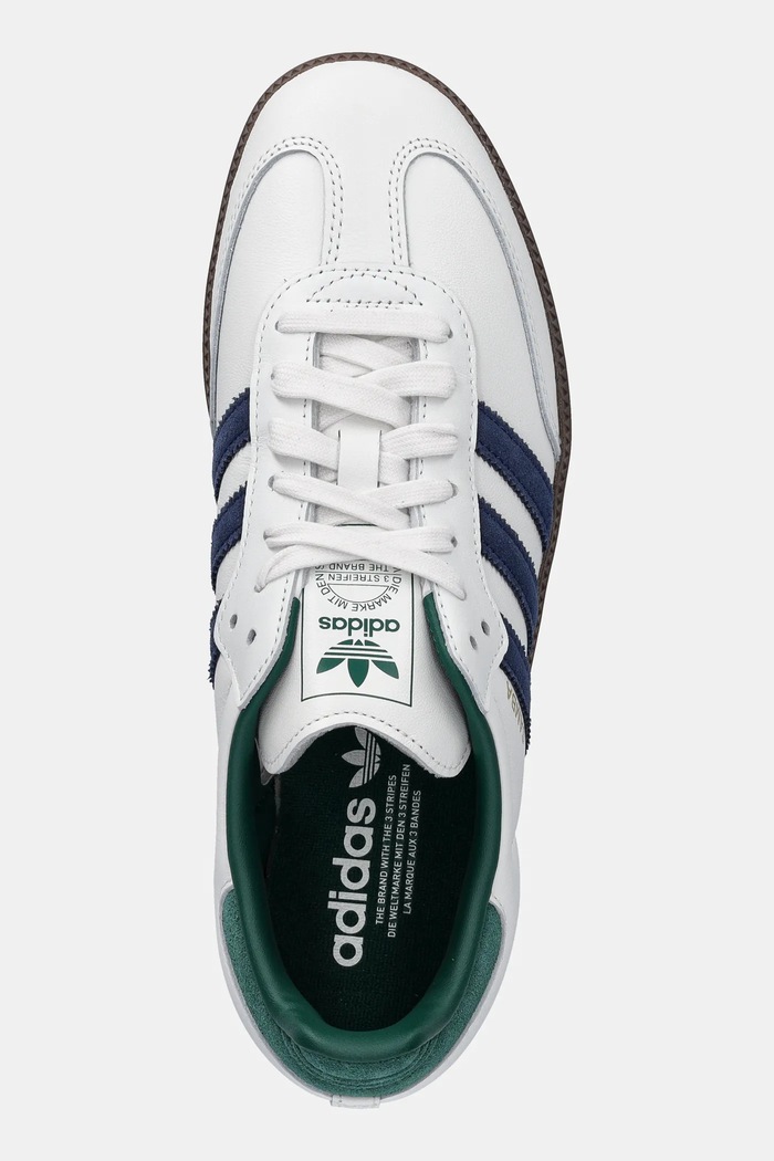 adidas Originals sneakersy skórzane Samba OG biały IH4882
