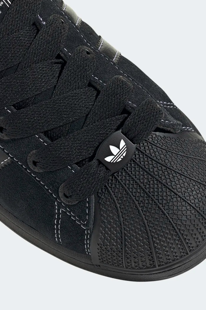 Σουέτ sneakers adidas Originals Superstar II JH5470 μαύρο
