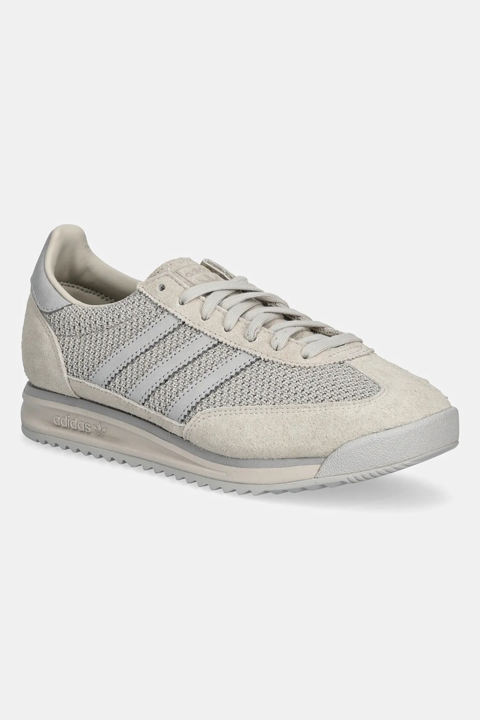 Semišové tenisky adidas Originals SL 72 RS semišová koža béžová JR7813