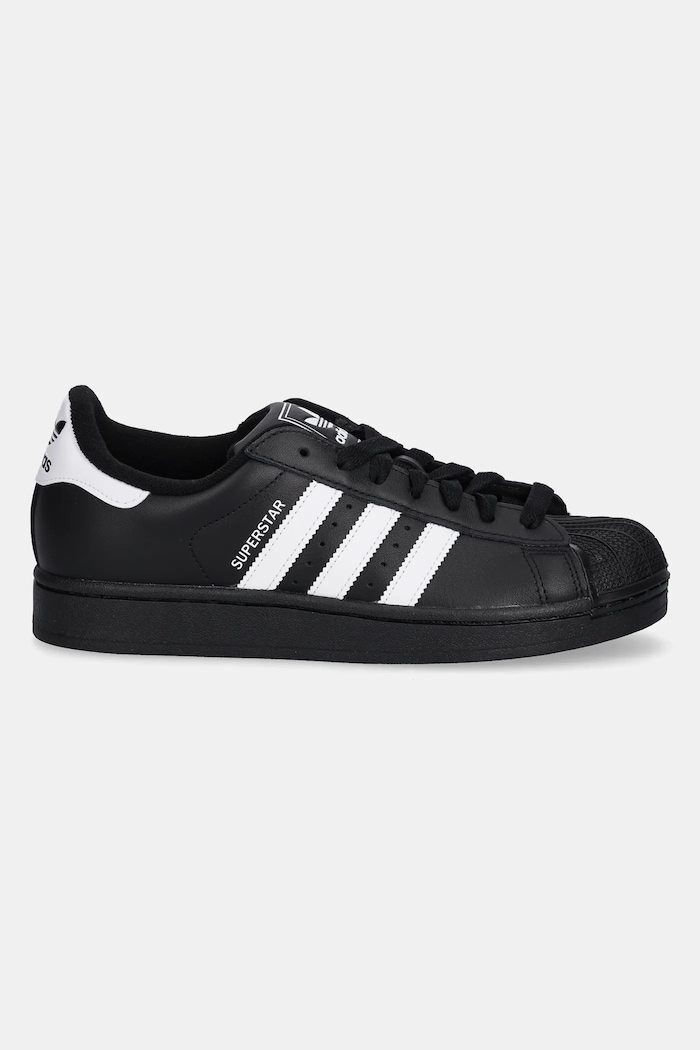 Kožne tenisice adidas Originals Superstar II JI0079 crna SS25
