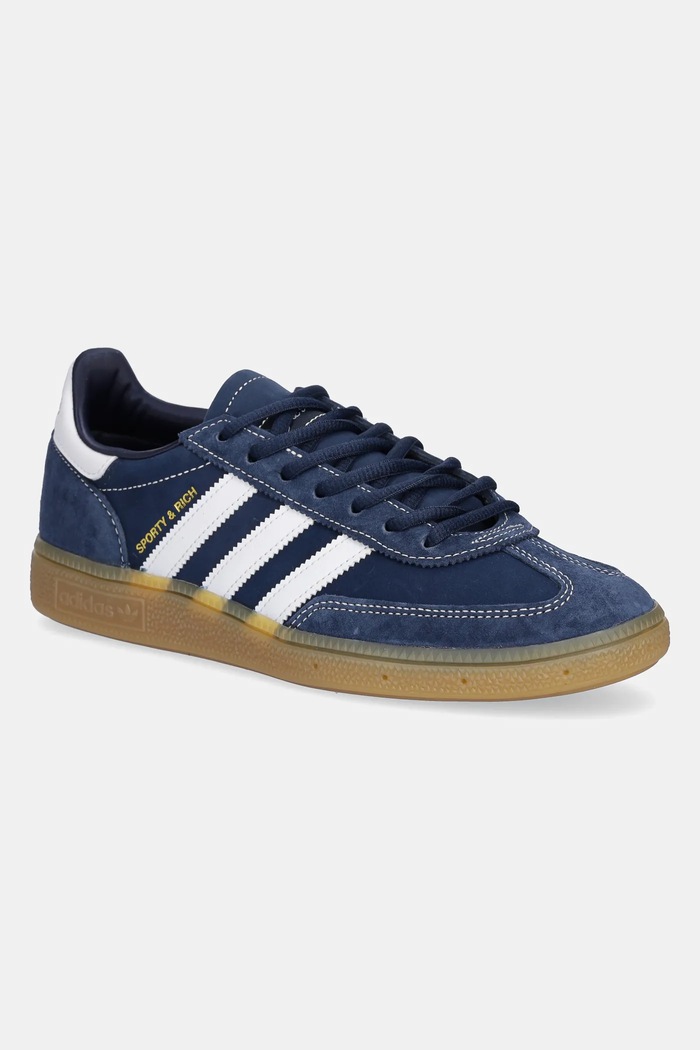 adidas Originals suede sneakers Handball Spezial x Sporty&Rich blue color JP7066 JP7066