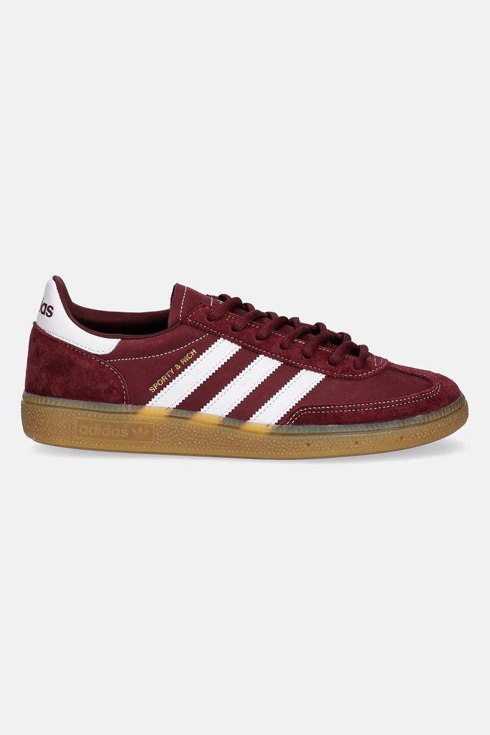 adidas Originals Suede sneakers Handball Spezial x Sporty&Rich JP7068 maroon color JP7068