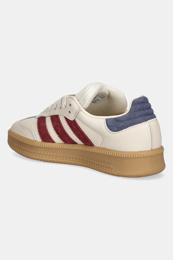 Obuwie adidas Originals sneakersy skórzane Samba XLG JR3805 beżowy