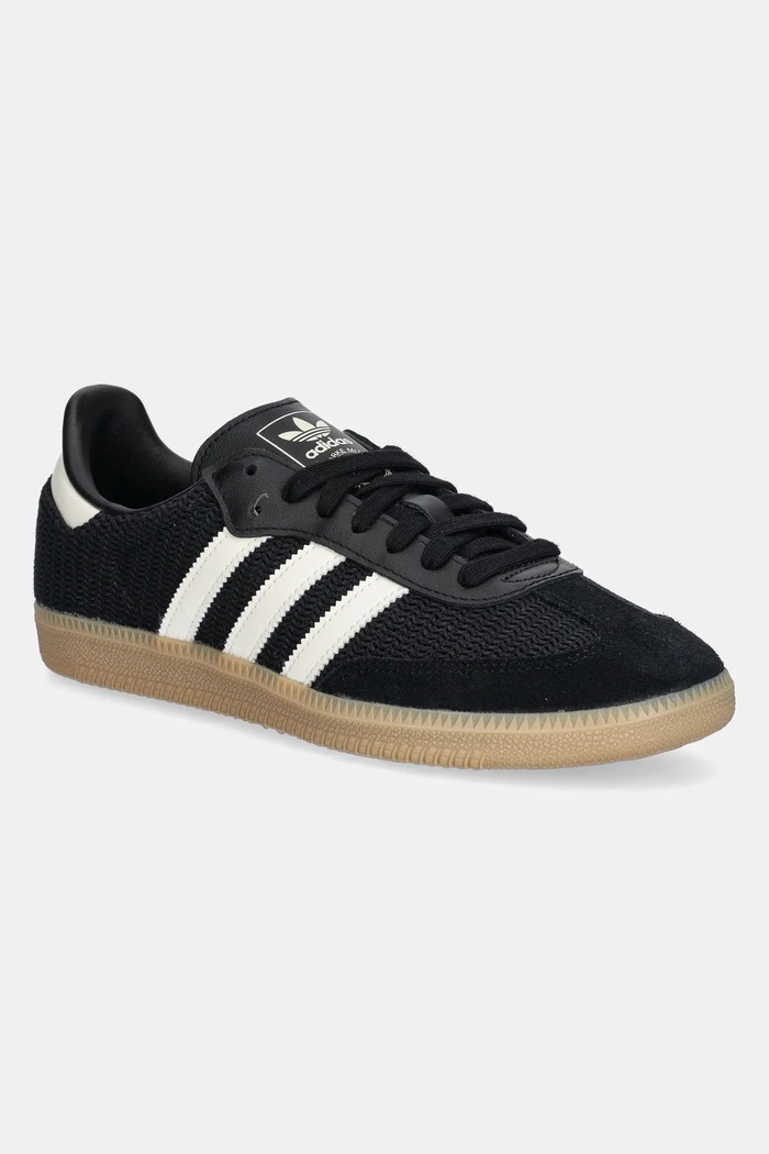 adidas Originals sneakersy Samba OG skóra zamszowa czarny JQ5141