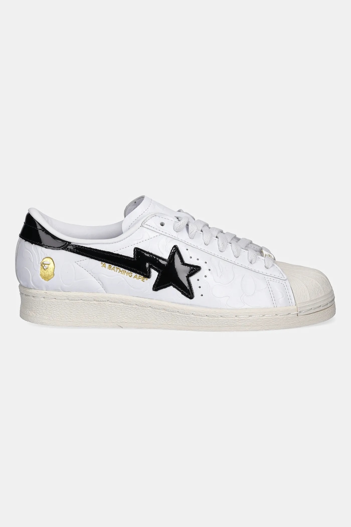 adidas Originals x BAPE SSTR PACK sneakers JR2701 white color JR2701