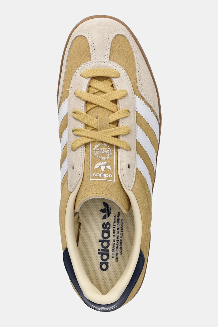 adidas Originals velúr sportcipő Gazelle Indoor sárga JI3523