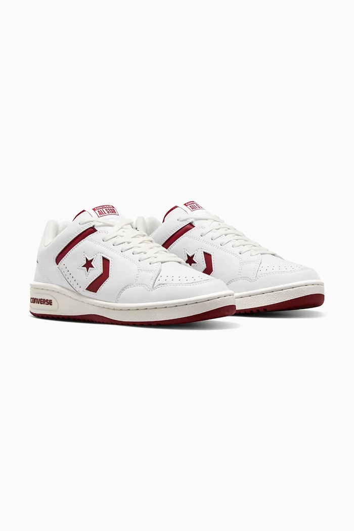 Kožené tenisky Converse Weapon A12744C biela SS25