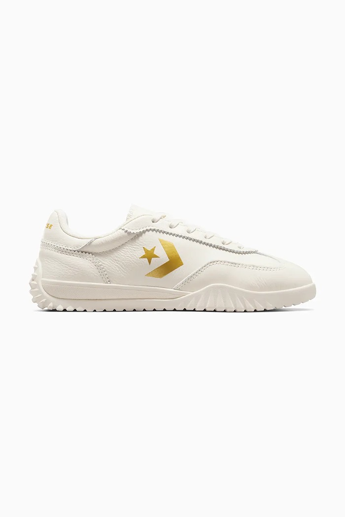 Converse sneakers din piele Run Star Trainer plată alb A12778C