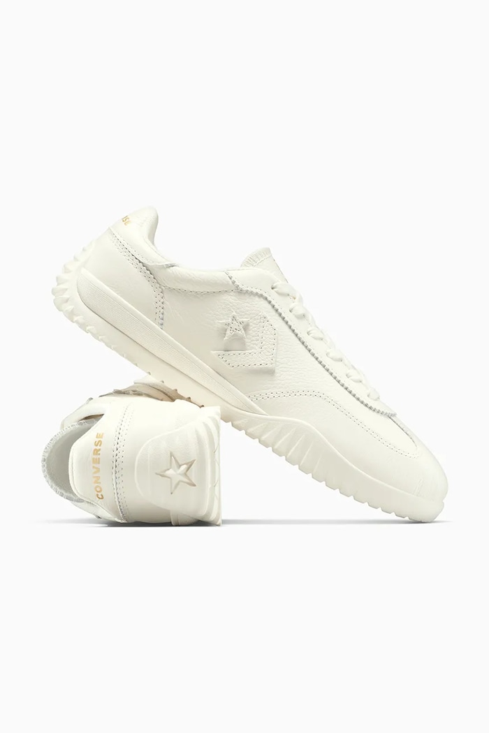 Δερμάτινα sneakers Converse Run Star Trainer λευκό A12778C