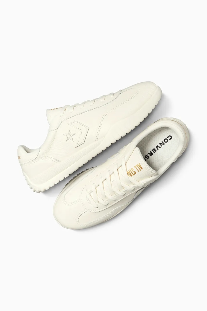 Δερμάτινα sneakers Converse Run Star Trainer A12778C λευκό