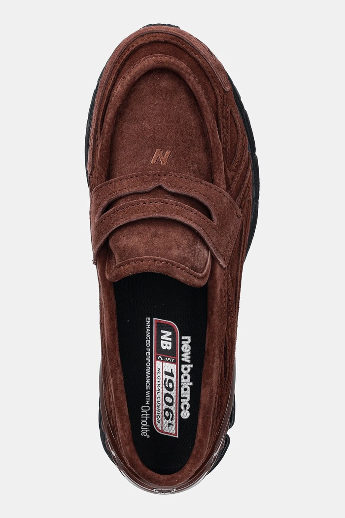 Mokasíny New Balance U1906LNS hnědá U1906LNS