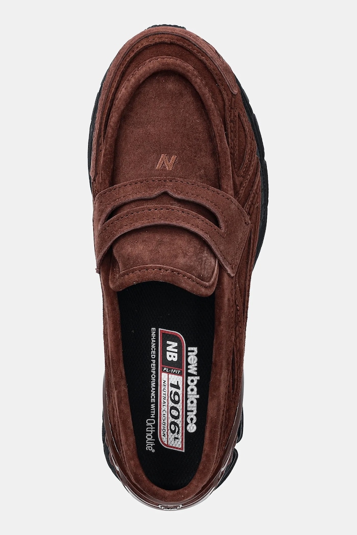 Mokasíny New Balance U1906LNS hnědá U1906LNS