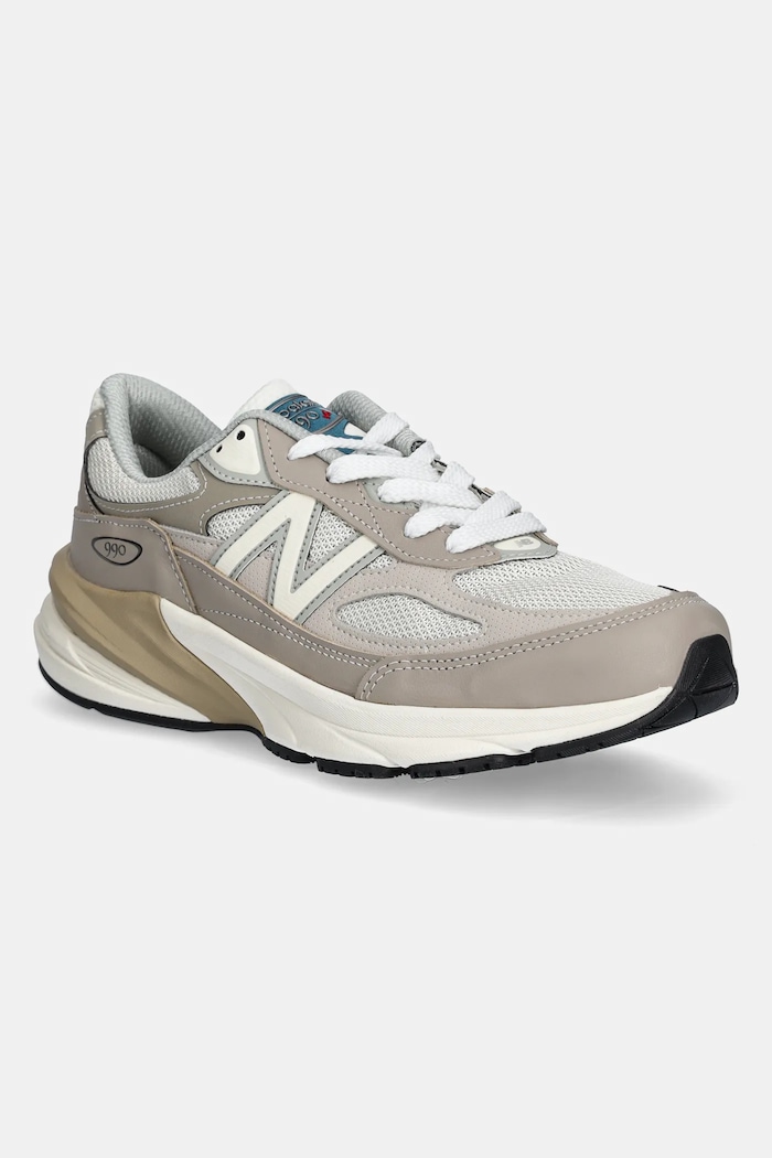 Sneakers New Balance U990MM6 λείο δέρμα μπεζ U990MM6