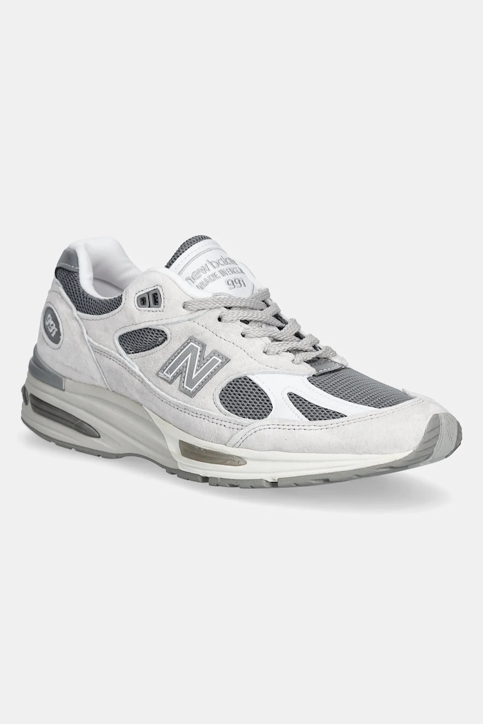 New Balance sneakers U991LG2 pelle scamosciata grigio U991LG2