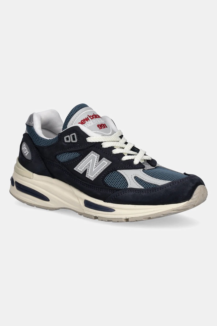 Sneakers New Balance U991VN2 Made in UK δέρμα σαμουά σκούρο μπλε U991VN2