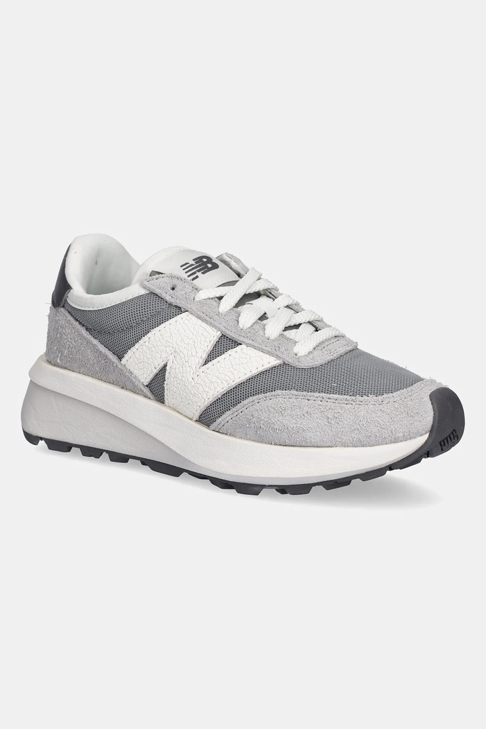 Маратонки New Balance 370 велур сив U370AH