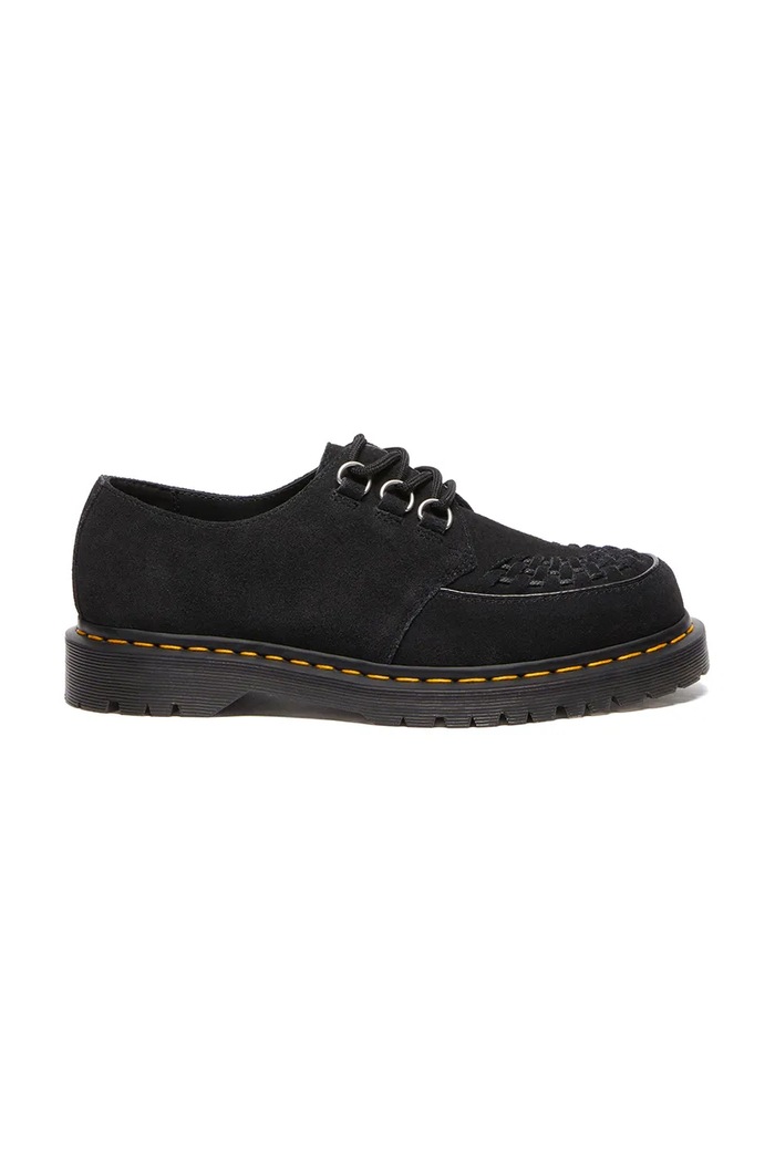 Замшеві туфлі Dr. Martens Ramsey замша чорний DM40572001
