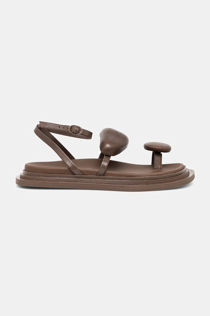 CAMPERLAB sandale de piele Nada A500029.002 maro SS25