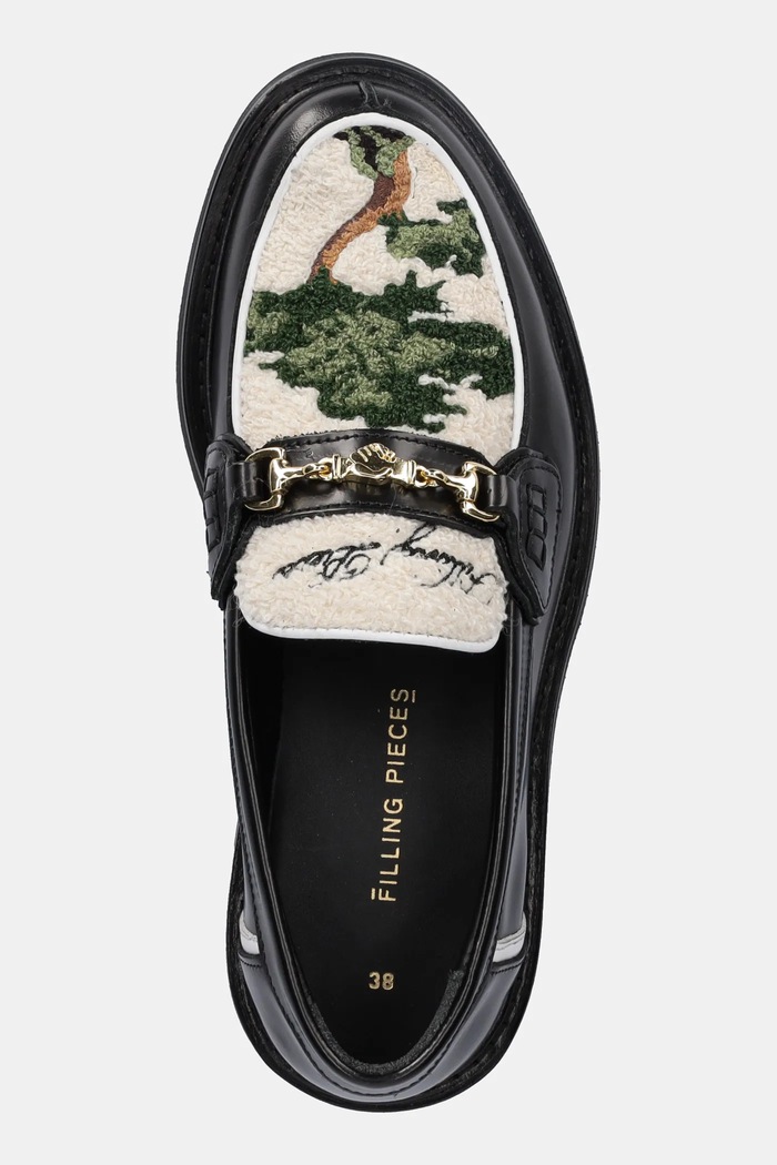 Filling Pieces mocasini Loafer Bonsai negru 44260031861