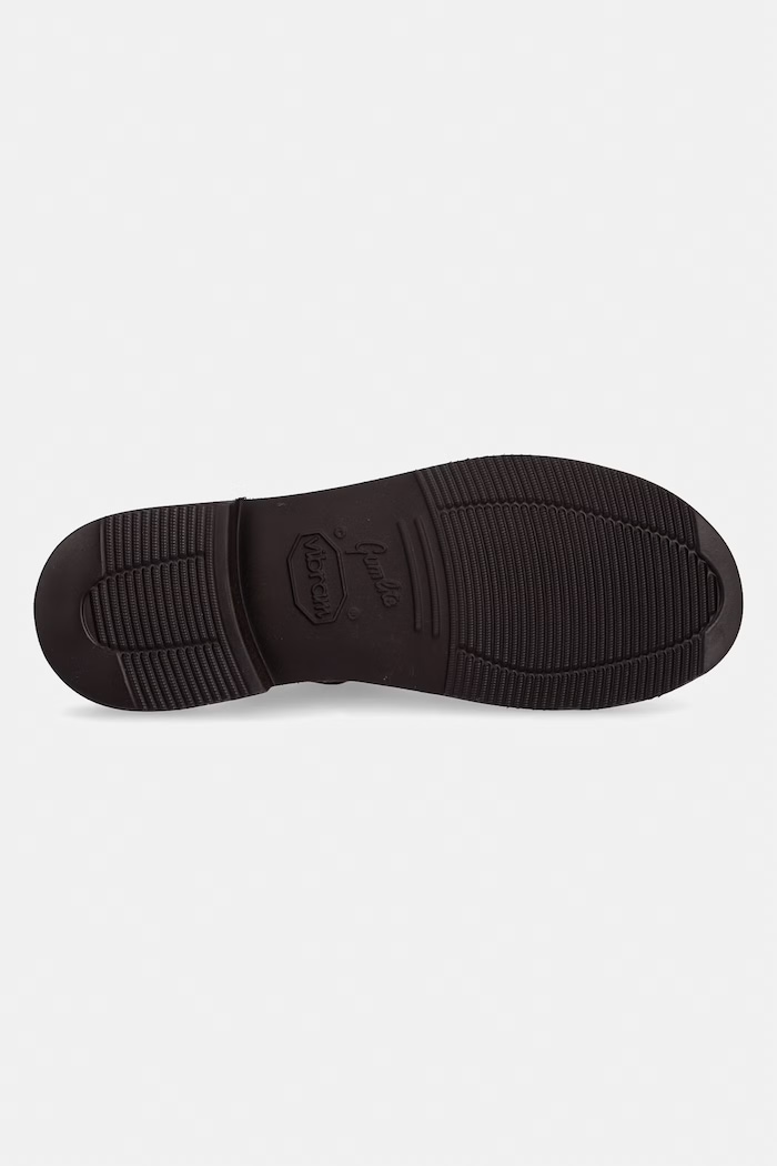 Fracap Mules сабо от кожа S100 кафяв