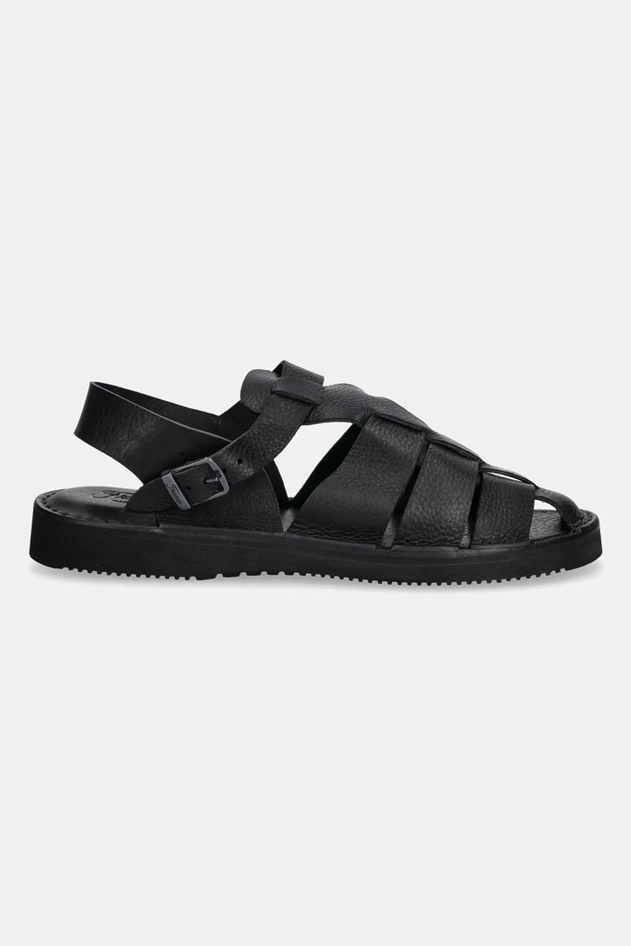 Кожаные сандалии Fracap Sandals D034 чёрный SS25