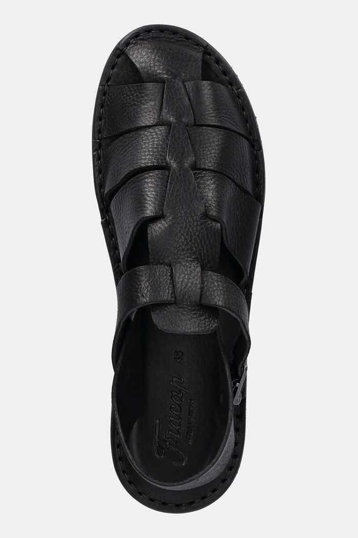 Кожаные сандалии Fracap Sandals чёрный D034