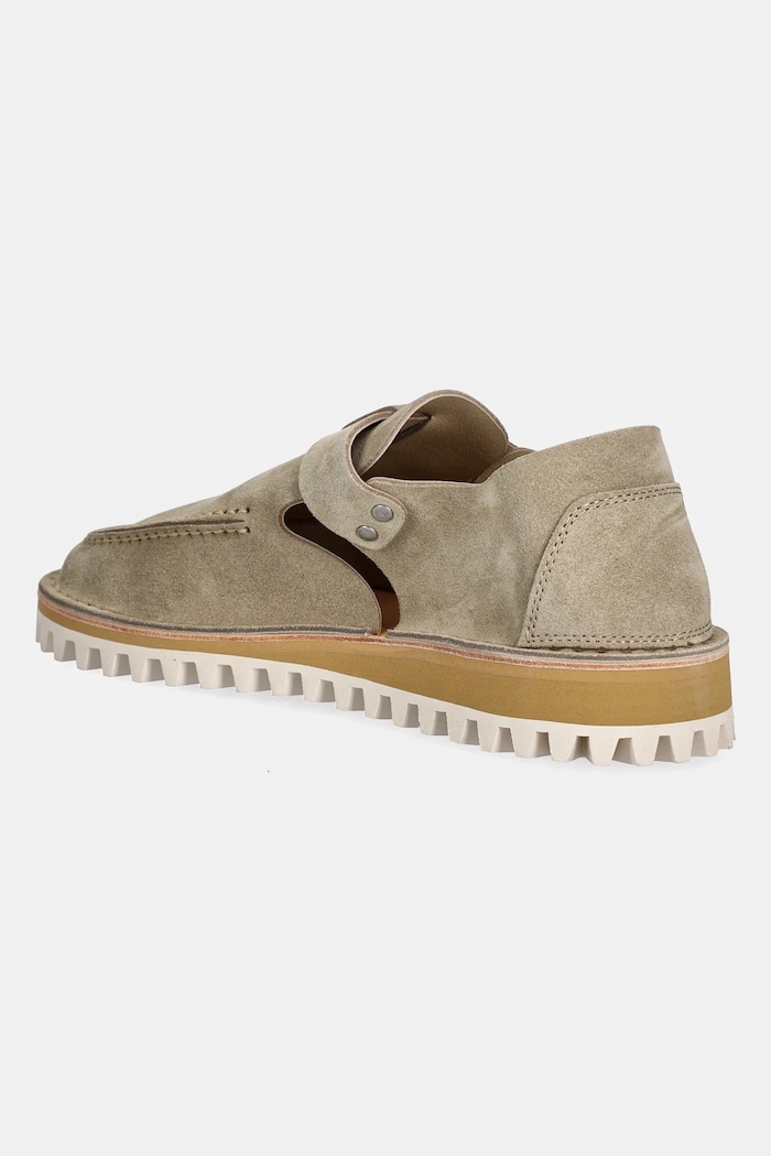 Shoes Fracap leather loafers Sandals D151 beige