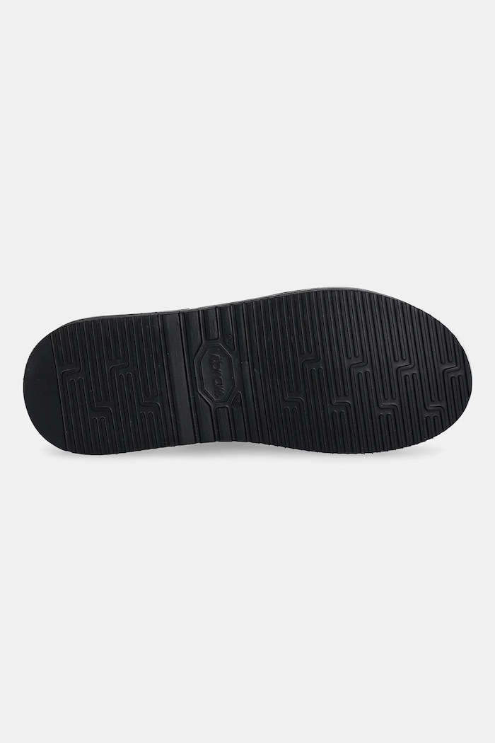 Δερμάτινα μοκασίνια Fracap Sandals D151 μαύρο
