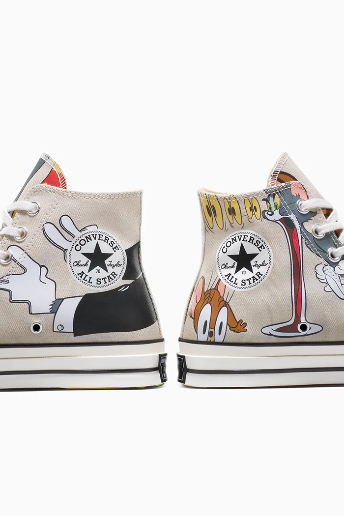 Kecky Converse Converse x Tom and Jerry Chuck 70 A15111C šedá