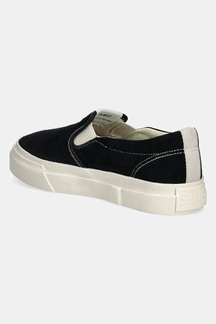 Boty Tenisky Stepney Workers Club LISTER RAW SUEDE YA03014 černá