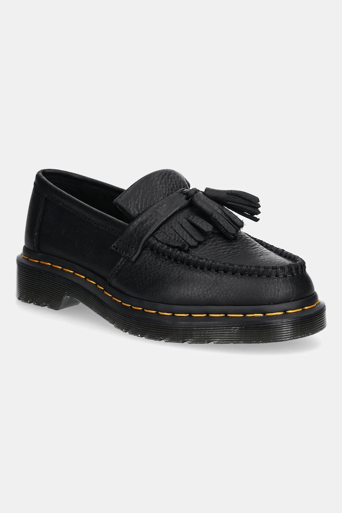 Dr. Martens mocassini in pelle Adrian YS Tassel Loafer flat nero DM31997001