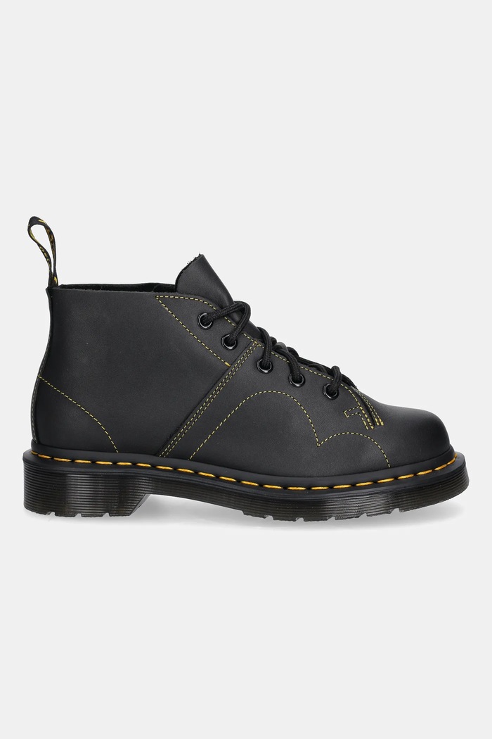 Dr. Martens scarpe in pelle Church Monkey Boot DM41089001 nero SS25
