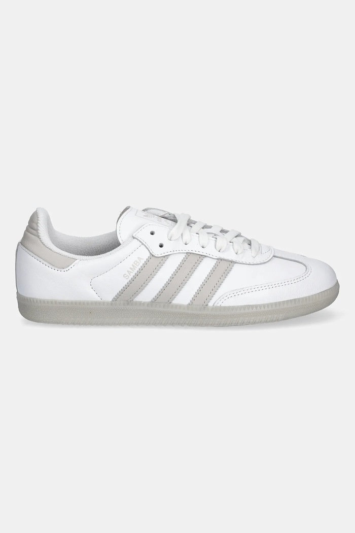 Kožené tenisky adidas Originals Samba OG JI3206 biela SS25
