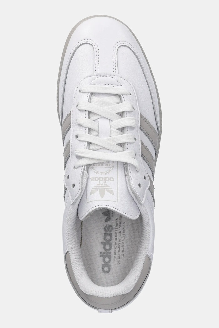 Kožené tenisky adidas Originals Samba OG biela JI3206