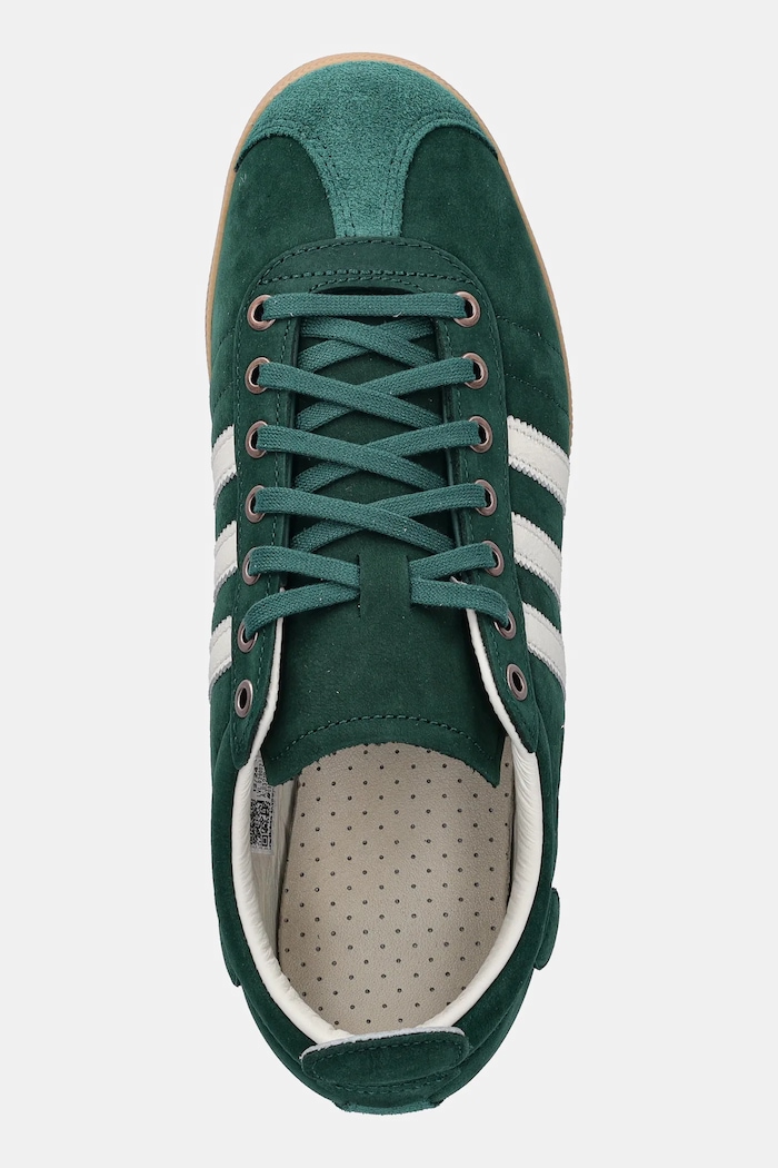 Маратонки от набук adidas Originals Samba зелен JI3218