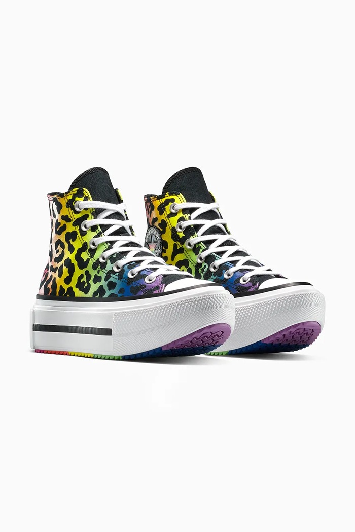 Converse teniși Chuck Taylor All Star Lift Double Stack Pride A15782C multicolor SS25