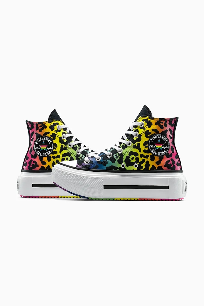 Converse teniși Chuck Taylor All Star Lift Double Stack Pride A15782C